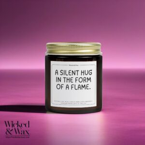 Grief Support Candle | Sympathy Gift | 'A silent hug in the form of a flame.'